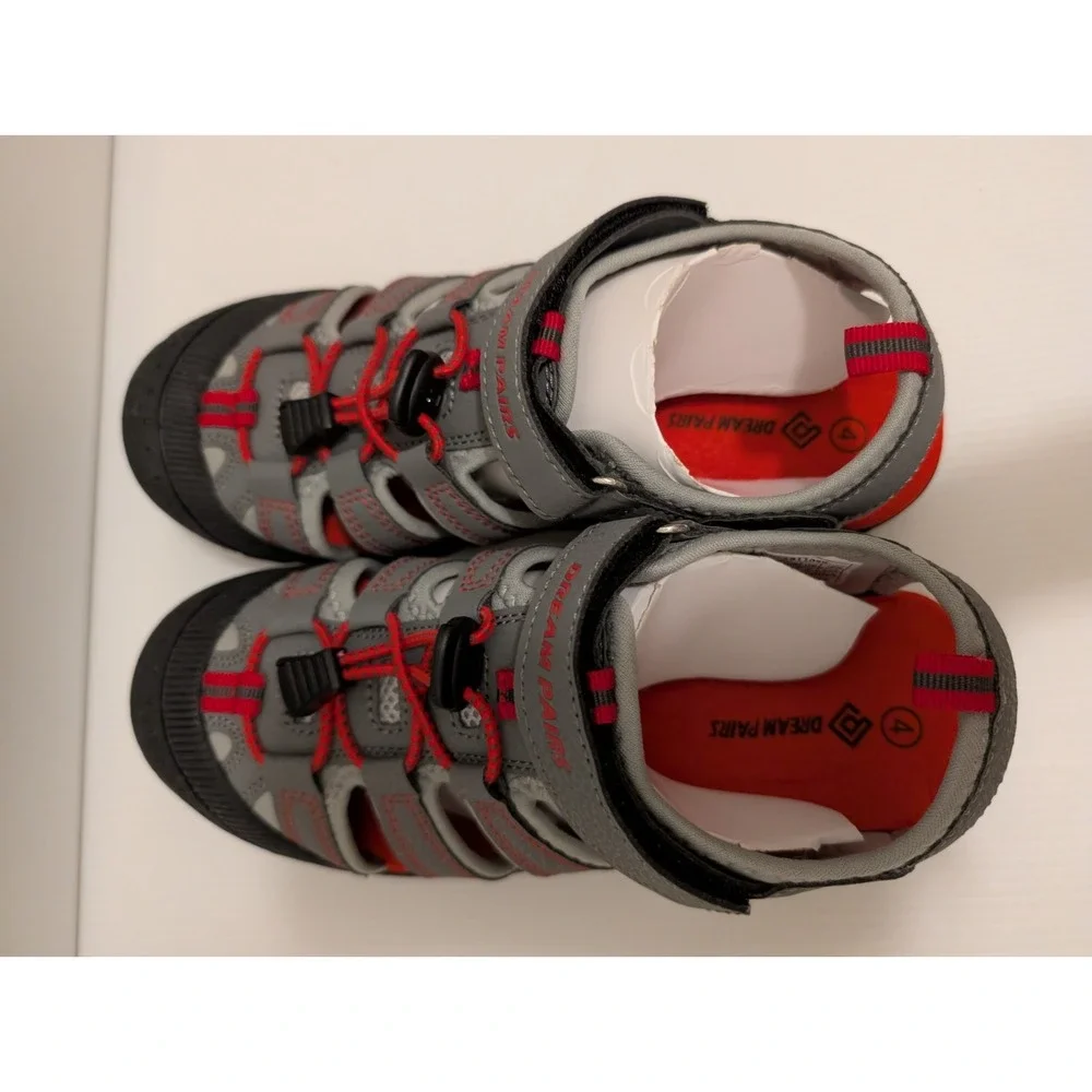 Dream Pairs Boys Girls Shoes Size 4 Closed Toe Outdoor Summer Sport‎ Sandals